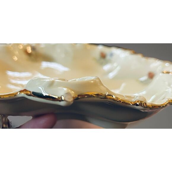 Vintage Hal Mar Serving Large Trinket Porcelain Dish - Picture 6 of 7